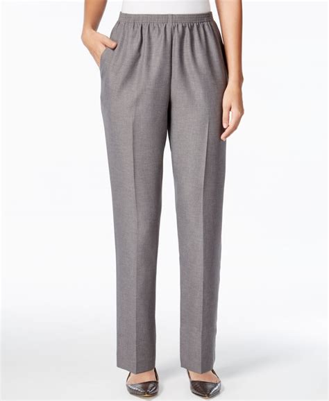 alfred dunner ladies pants|alfred dunner classic pull on pants.